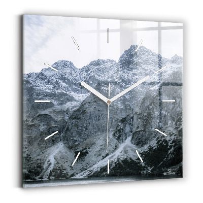 Square wall clock Morskie Oko in the Tatra Mountains