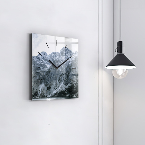 Square wall clock Morskie Oko in the Tatra Mountains