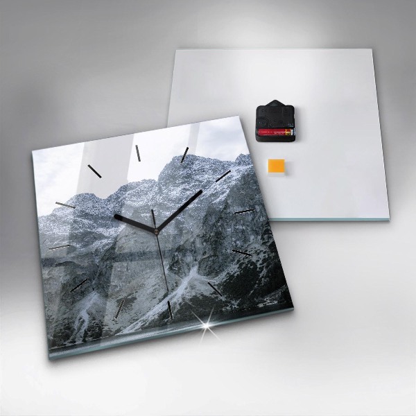 Square wall clock Morskie Oko in the Tatra Mountains