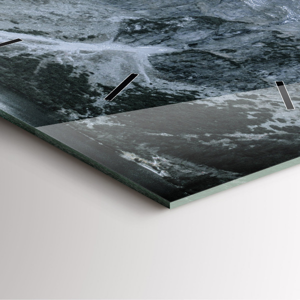 Square wall clock Morskie Oko in the Tatra Mountains