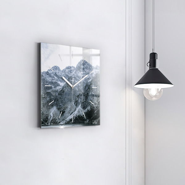 Square wall clock Morskie Oko in the Tatra Mountains