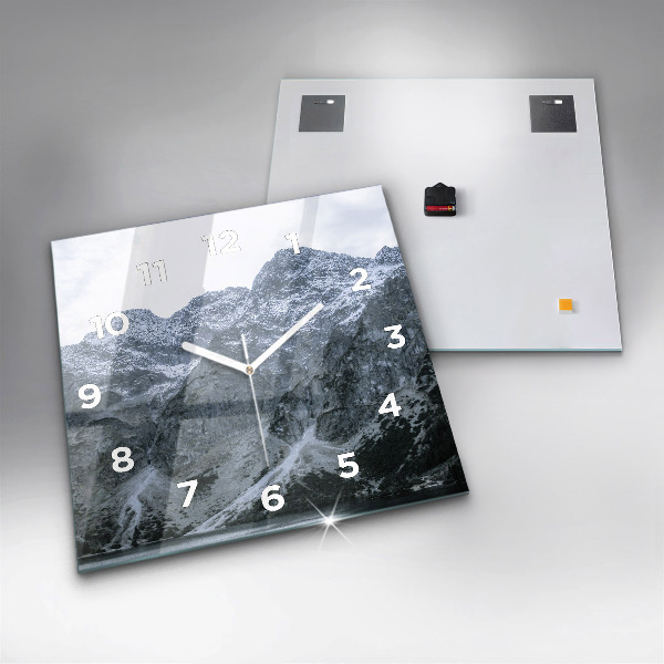 Square wall clock Morskie Oko in the Tatra Mountains