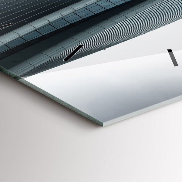 Square wall clock Skyscraper in Milan