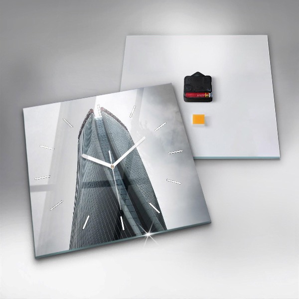 Square wall clock Skyscraper in Milan