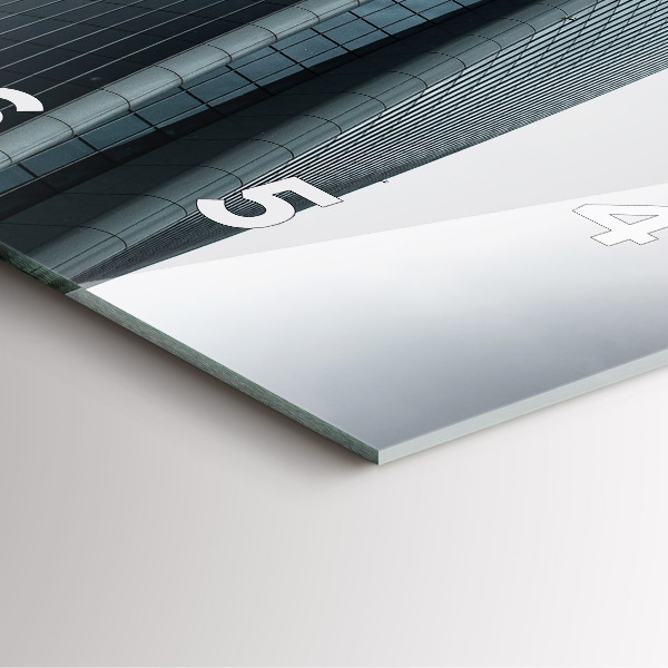 Square wall clock Skyscraper in Milan