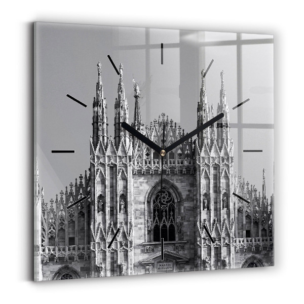 Square wall clock Milan Cathedral