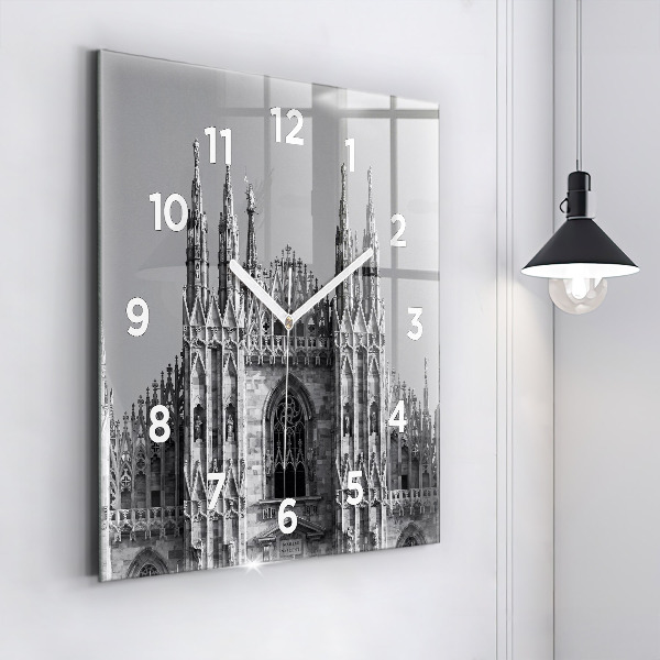 Square wall clock Milan Cathedral