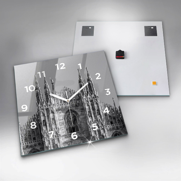 Square wall clock Milan Cathedral