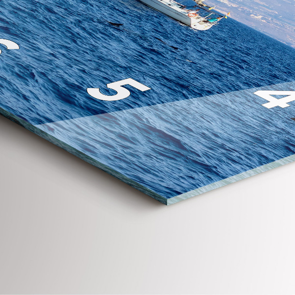 Square wall clock Yacht in Tenerife