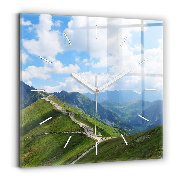 Square wall clock Kasprowy Wierch Zakopane