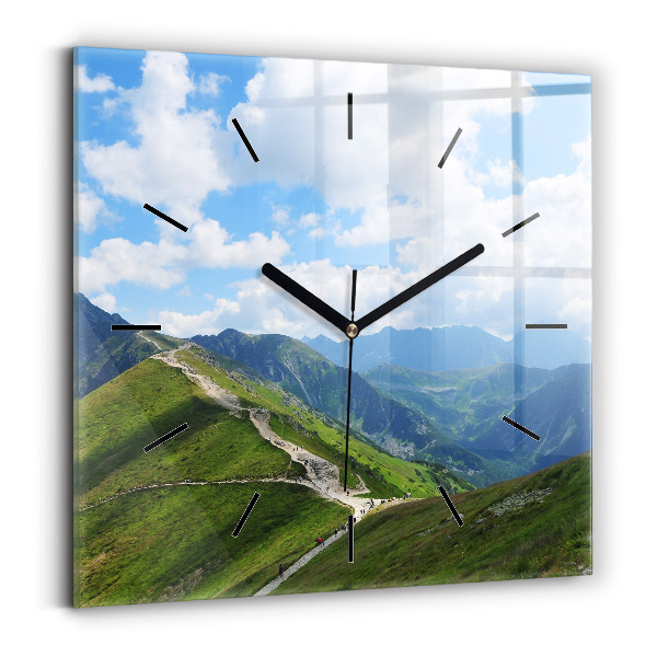 Square wall clock Kasprowy Wierch Zakopane