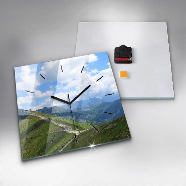 Square wall clock Kasprowy Wierch Zakopane