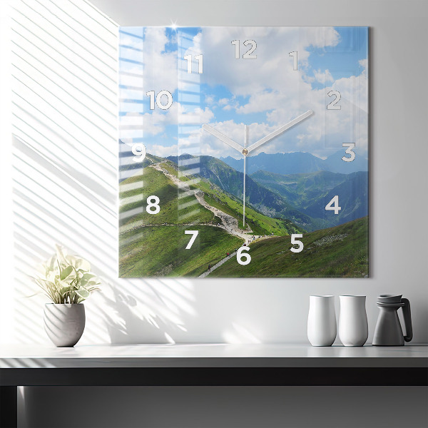 Square wall clock Kasprowy Wierch Zakopane