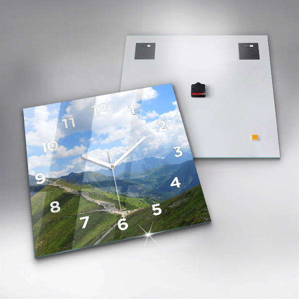 Square wall clock Kasprowy Wierch Zakopane