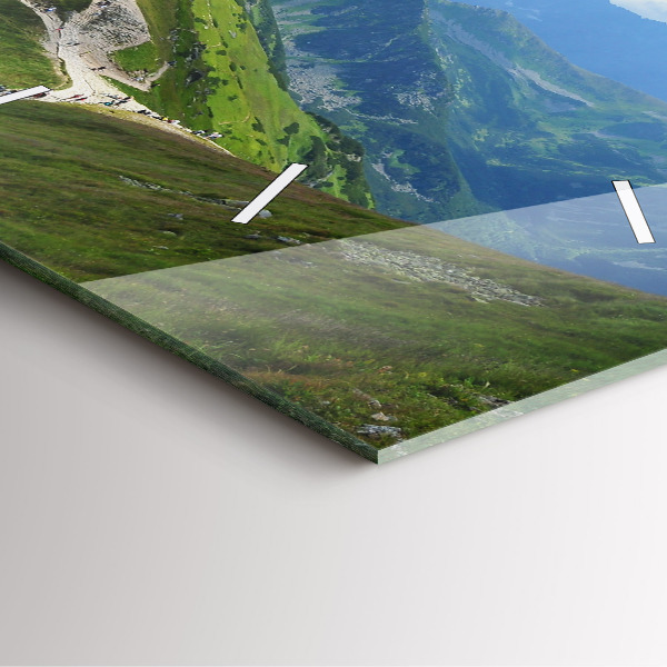 Square wall clock Kasprowy Wierch Zakopane