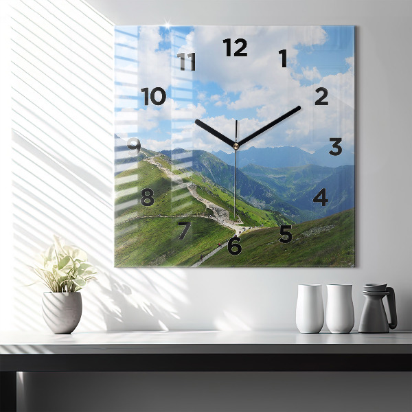 Square wall clock Kasprowy Wierch Zakopane