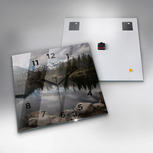 Square wall clock High Tatras in Slovakia