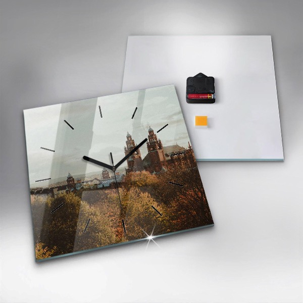 Square wall clock Glasgow Art Gallery