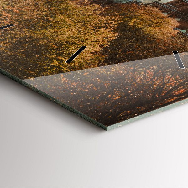 Square wall clock Glasgow Art Gallery