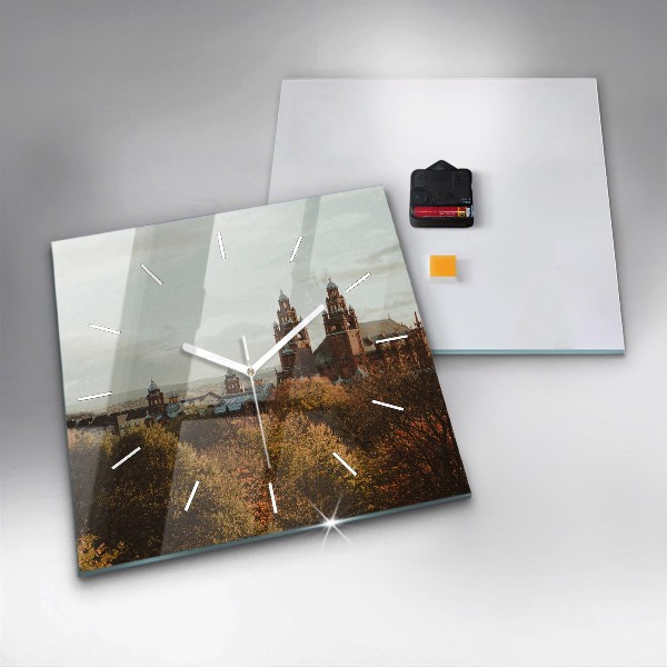 Square wall clock Glasgow Art Gallery