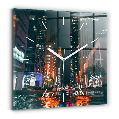 Square wall clock Hilton Houston