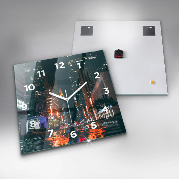 Square wall clock Hilton Houston