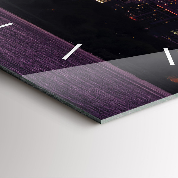 Square wall clock Philadelphia City Skyline