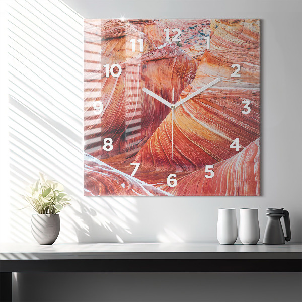 Square wall clock The Picturesque Grand Canyon