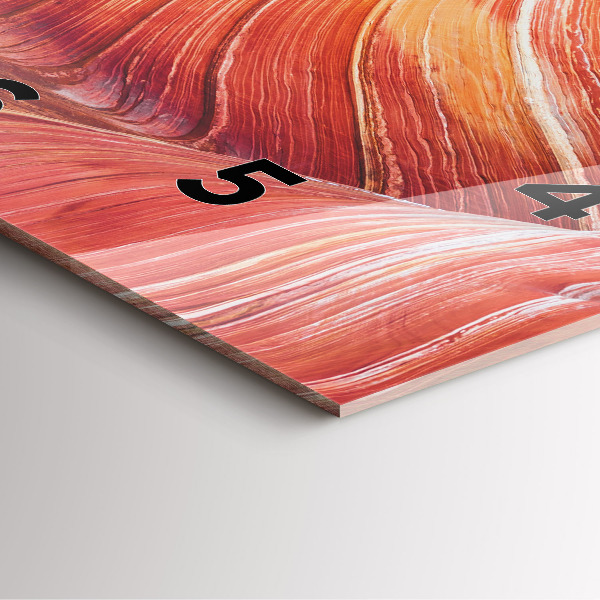 Square wall clock The Picturesque Grand Canyon