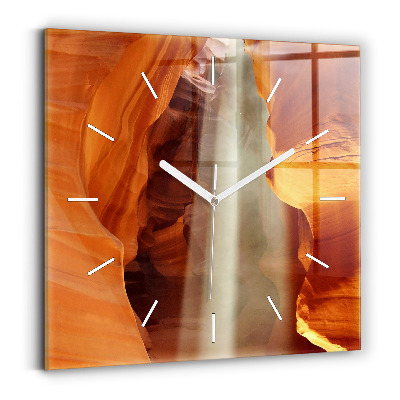 Square wall clock Desert Canyon
