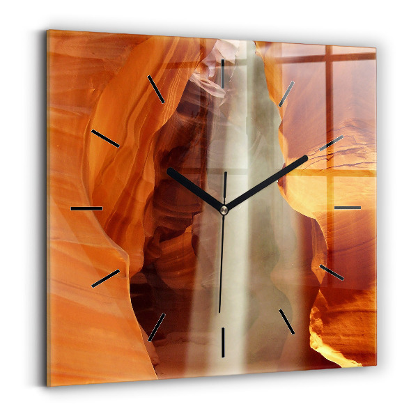 Square wall clock Desert Canyon