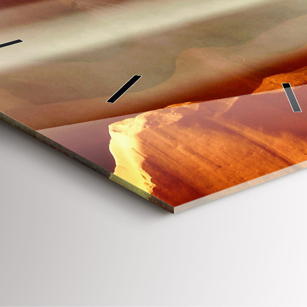 Square wall clock Desert Canyon