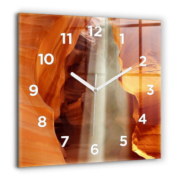 Square wall clock Desert Canyon