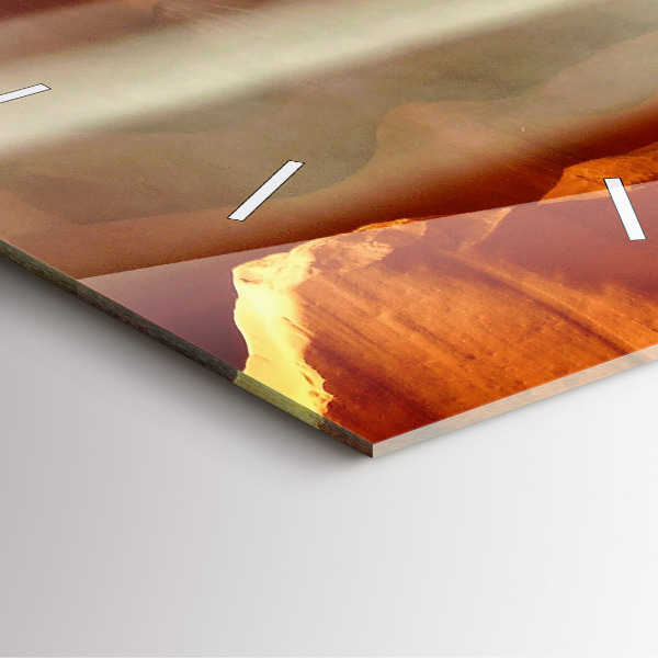 Square wall clock Desert Canyon