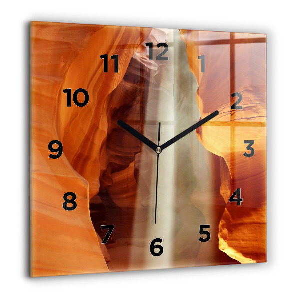 Square wall clock Desert Canyon