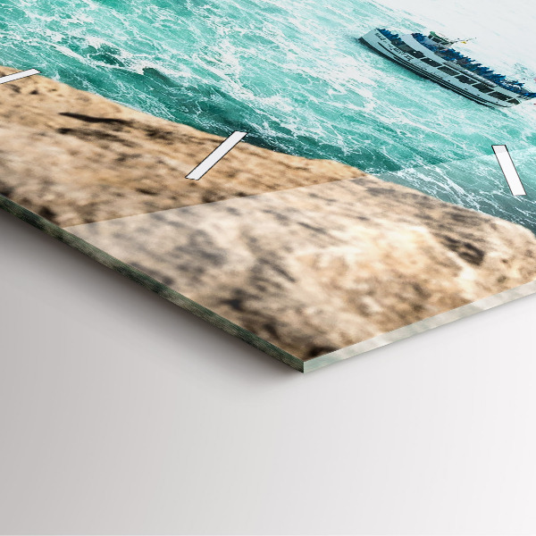 Square wall clock The Boat and Niagara