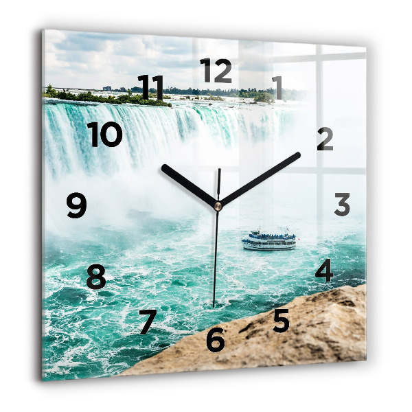 Square wall clock The Boat and Niagara