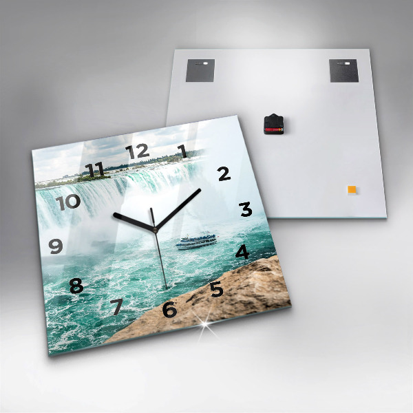 Square wall clock The Boat and Niagara