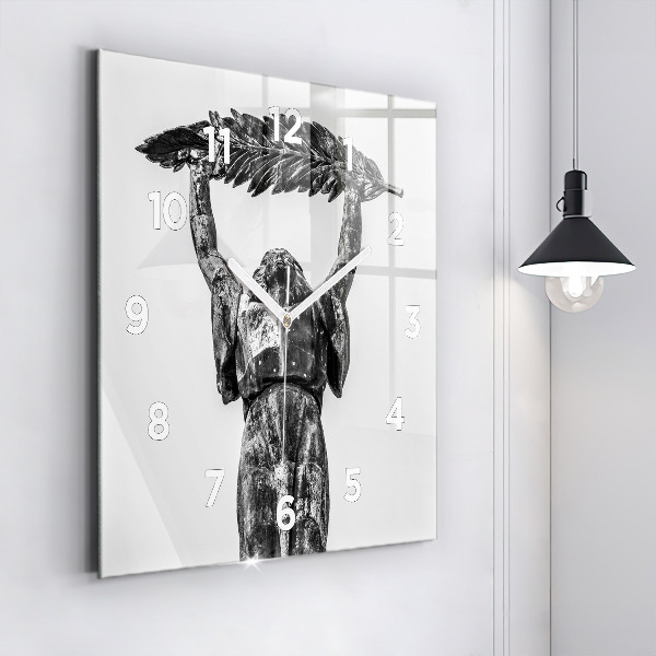 Square wall clock Statue of Liberty in Budapest