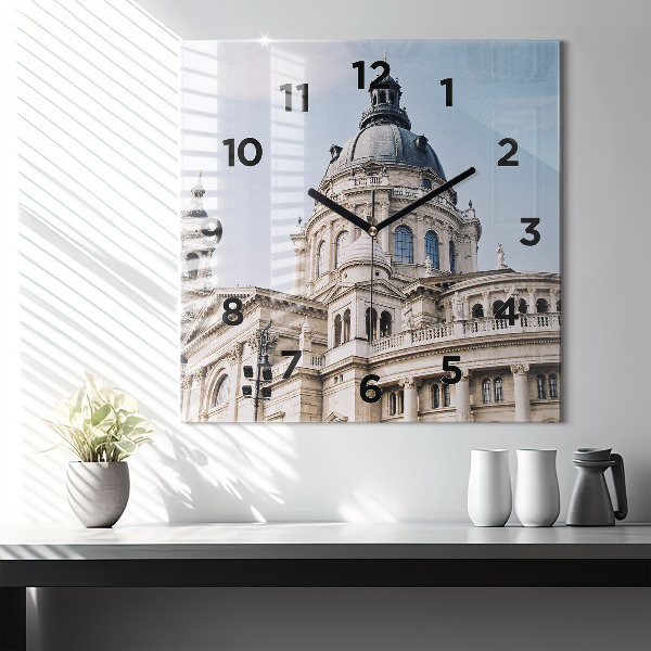 Square wall clock St. Stephen's Basilica