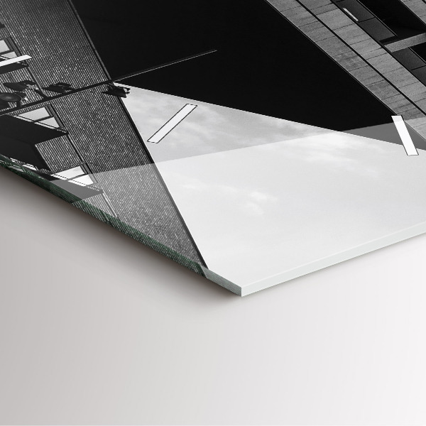 Square wall clock Architecture in Amsterdam