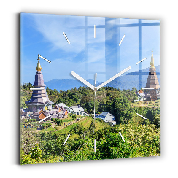Square wall clock Chiang Mai National Park