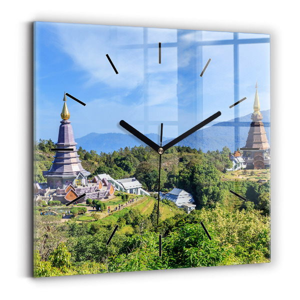 Square wall clock Chiang Mai National Park