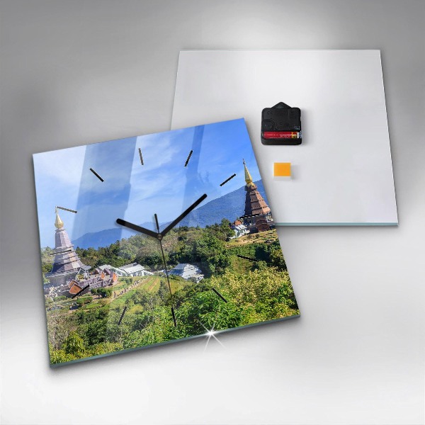 Square wall clock Chiang Mai National Park