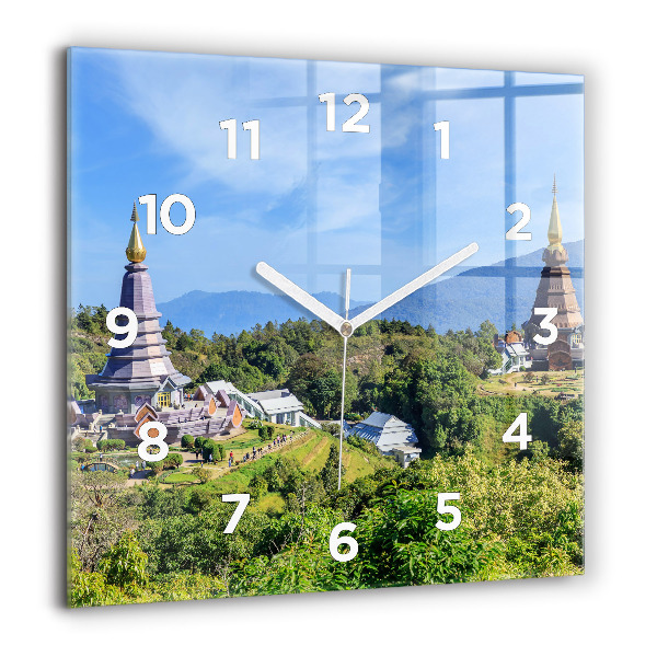 Square wall clock Chiang Mai National Park