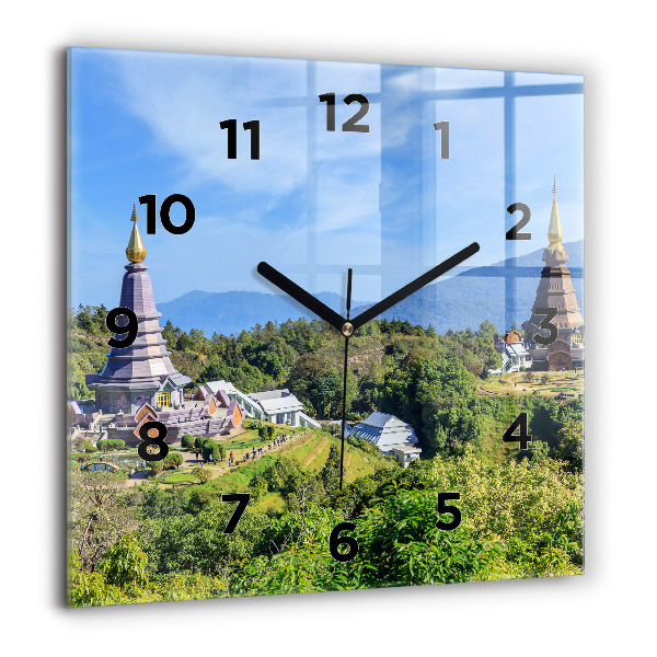 Square wall clock Chiang Mai National Park