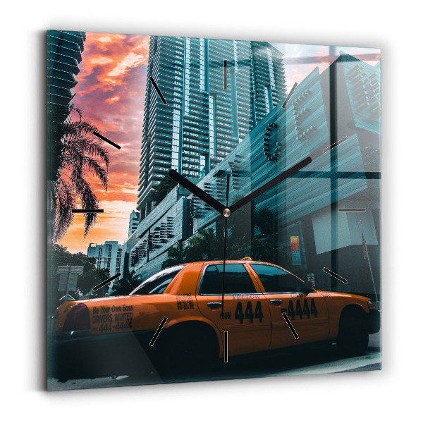 Square wall clock Miami, Florida