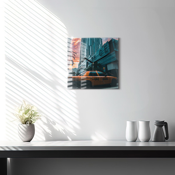 Square wall clock Miami, Florida