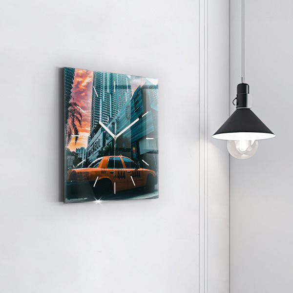Square wall clock Miami, Florida