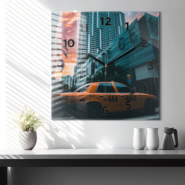 Square wall clock Miami, Florida